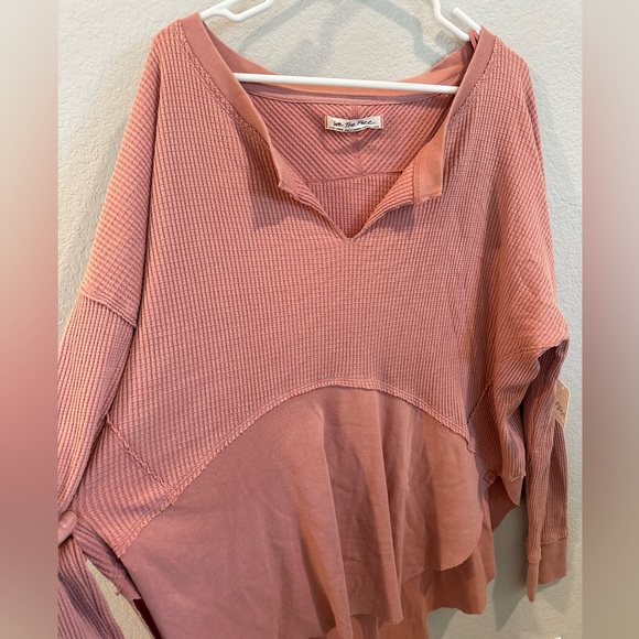 Near Free People We the Free Monterey Thermal Shirt - Picture 3 of 10